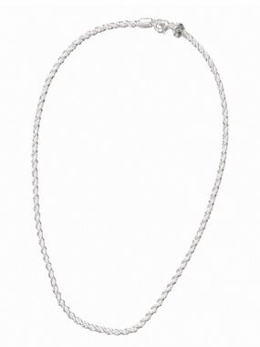 925 Sterling Silver Twisted Rope Necklace